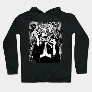 Suppression and expectation - Gothic Dark art Hoodie